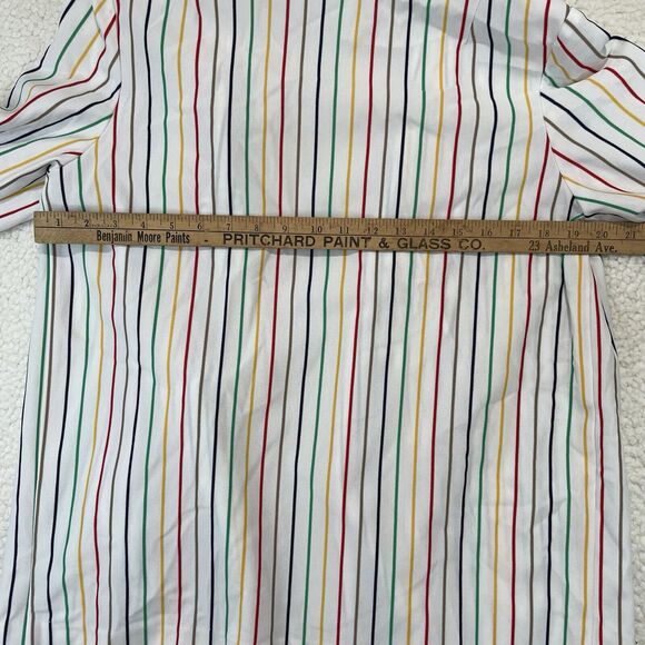 Vintage Union Made Rainbow Striped Blazer Womens Size 16 Jacket Open Front Pride - Picture 7 of 7